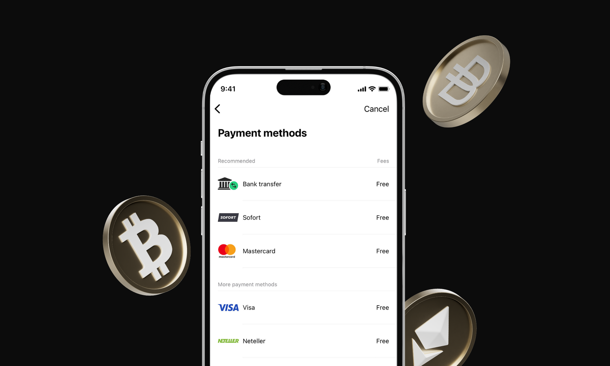 Invierte con cero comisiones de depósito