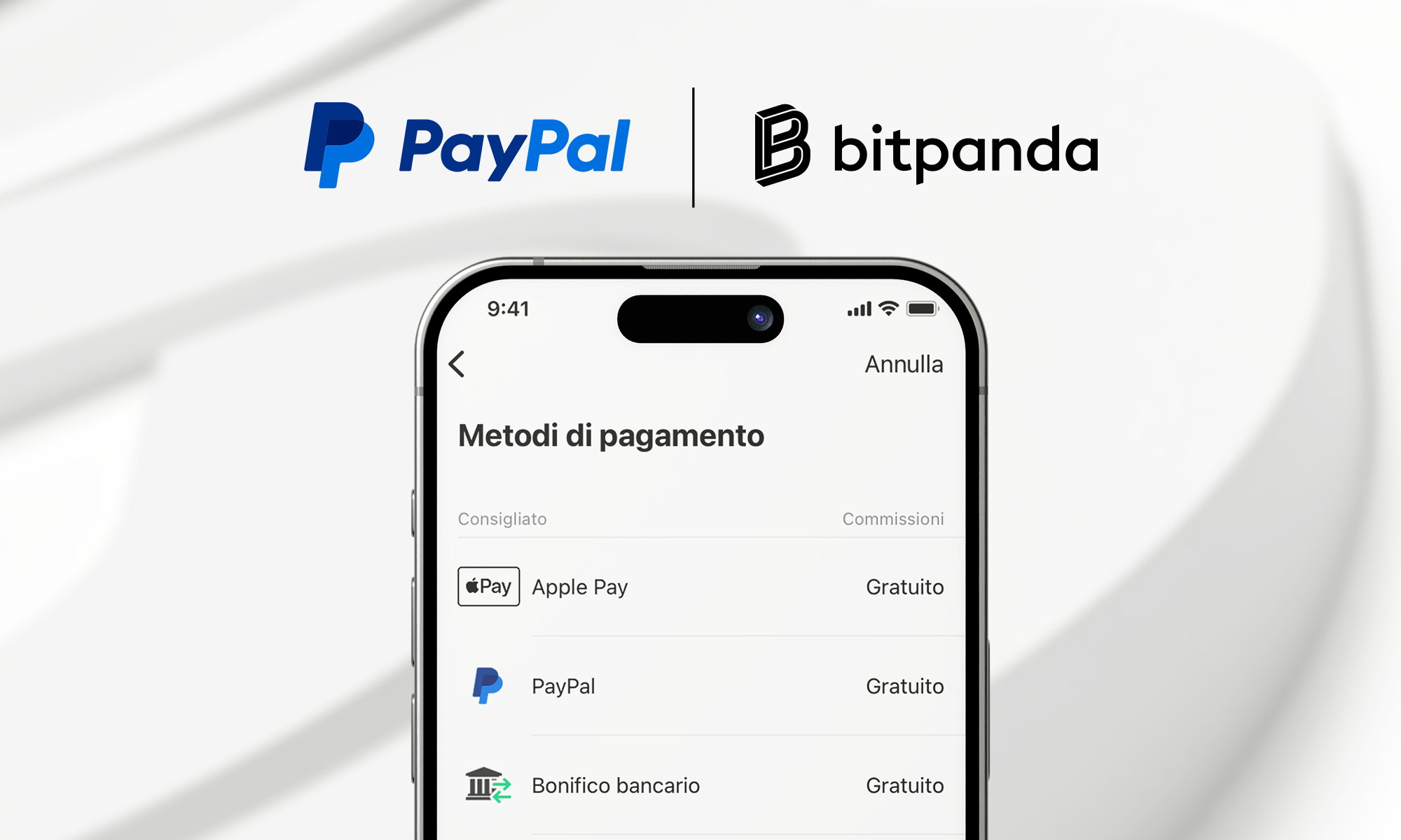 Nuovo: Effettua depositi istantanei e gratuiti con PayPal