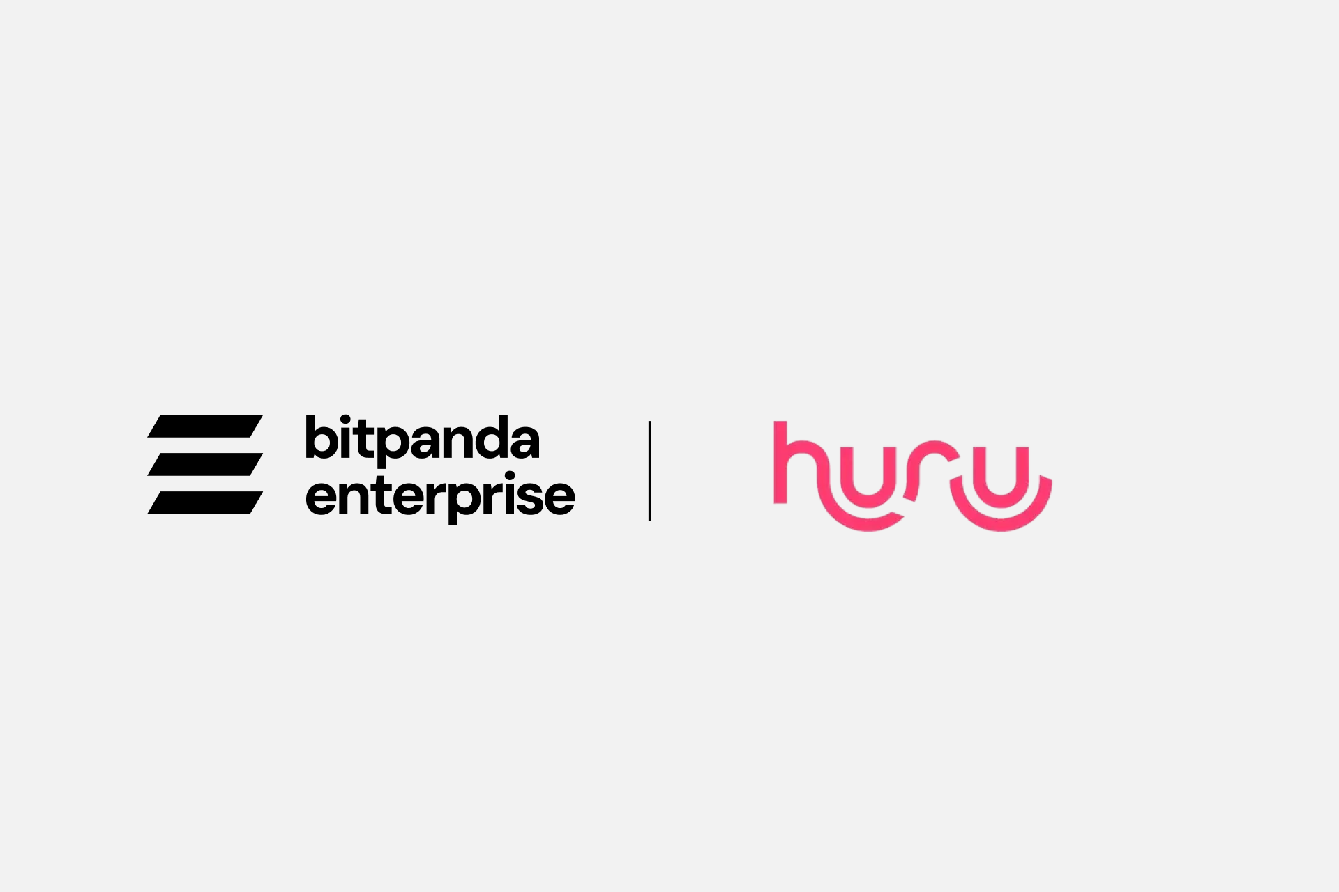 Bitpanda Enterprise and Huru partnership announcement for digital asset trading in the UAE